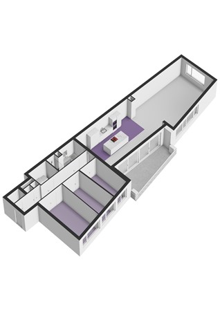 Floorplan - Lloydkade 727, 3024 WZ Rotterdam